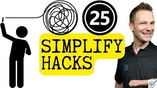 25 Minimalismus Simplify Hacks Leben vereinfachen von Dummies Autor [upl. by Atiniuq187]