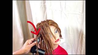 Dreadlock Machine Locs Lace Front Wig dreadlockmachine locs locstyles locextensions dreadlocks [upl. by Reginald]