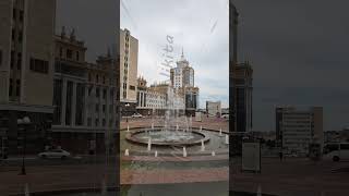 Vertical video Saransk Russia Adagio Fountain  Light and music fountain of geyser type Natio [upl. by Wurst980]