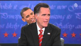 Obama und Romney sprechen deutsch Third Presidential Debate 2012 [upl. by Najib]