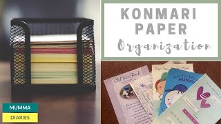 Documents amp Paper Organization  KonMari Method [upl. by Cathe]