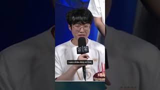 T1 Zeus Interview on hitting His head with the Trophy on LCK Broadcast p2 [upl. by Padget]