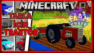 YERLEŞİM YERİ VE TRAKTÖR  FARM CRAFT  bölüm  4 farmcraft  MİNECRAFT [upl. by Ireva]