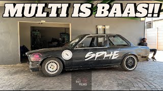 SPHES M50 POWERED GUSHESHE SPINCAR richysservicecenter dynotuning bmwe30 spinner bmw dyno [upl. by Ekihc]