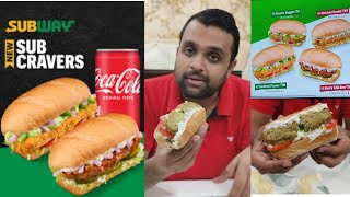 Subway Sub CraversSubway Healthy SubClassic Veggie SubTandoori SubSubway [upl. by Akela763]