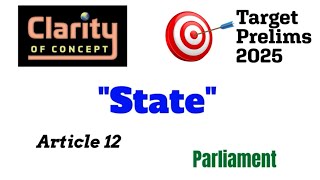 Article  12  Definition of “State”  Polity  UPSC  Fundamental Rights [upl. by Retluoc]