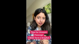 Unseen Passages Tips and Tricks  CBSE Class 10 English  Term 2  Shubham Pathak [upl. by Khanna]