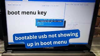 Asus Laptop Boot Menu Key  Bootable Usb Not Showing Up In Boot Menu [upl. by Legra]