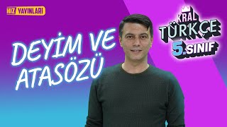 Deyim ve Atasözü  5Sınıf Türkçe Konu Anlatımı 3 [upl. by Yorel]