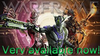 Warframe  Vervs Back Now Prime Resurgence Refresh [upl. by Asikal]