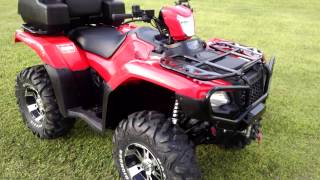 2015 Honda TRX500FA6 FourTrax Foreman Rubicon [upl. by Eatnoed757]