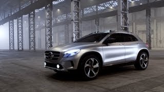 AllNew Mercedes GLAClass concept  DRIVING [upl. by Alyosha]