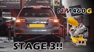 460BHP Golf R Estate  NVM460G IS38 Hybrid Turbo  NV Motorsport [upl. by Betti]