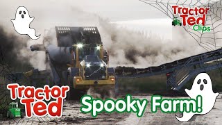 Scary Giant Machines On The Spooky Farm 👻 Tractor Teds Halloween Farm [upl. by Haddad]