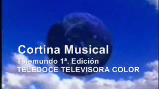 Cortina Musical Telemundo Primera Edicion [upl. by Millford]