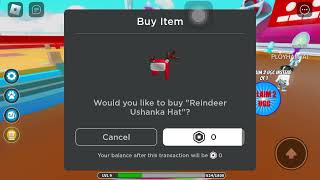 Getting Reindeer Ushanka Hat Limited UGC in Roblox 754 [upl. by Vary]