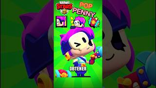 Como obtener la skin de penny Pop en brawlstars popPennyGiveaway [upl. by Allimak]