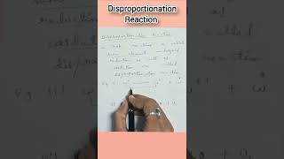 Disproportionation Reaction science chemistry boards shorts shortvideo [upl. by Adnawyt245]