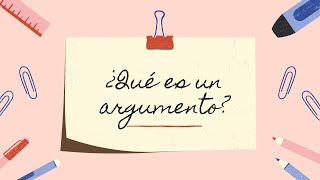 ¿Qué es un argumento [upl. by Flita]