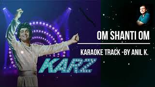 Meri Umar ke NaujawanoOm Shanti Om l Karaoke With Scrolling Hindi Lyrics [upl. by Olim]