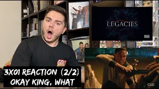 LEGACIES  3x01 WERE NOT WORTHY REACTION 22 [upl. by Hjerpe624]