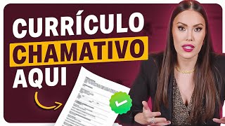 Como montar um currículo certo 2024 I Como fazer currículo chamativo I Currículo perfeito I Emprego [upl. by Anisor346]