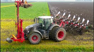 Ploughing and Soil Preparation in one Pass  Fendt 939 w MH Rotorarm amp Kverneland 7 furrow plough [upl. by Duval198]