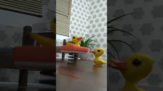 Trampoline Fail 🤣shorts memes babyduck [upl. by Hare]