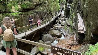 Falling for the Flume Franconia Notch NH One of New England’s Great Natural Attractions [upl. by Rovaert]