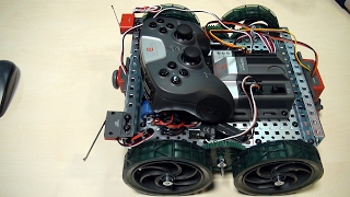 VEX EDR Intro Connect and program the Cortext controller to use the bumper switch [upl. by Acimad]