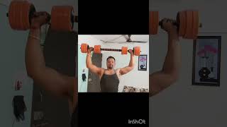 Overhead Barbell Press for shoulder subhofitness [upl. by Emera424]