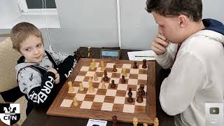 Tweedledum 1405 vs A Golnev 1108 Chess Fight Night CFN Rapid [upl. by Fritze]