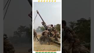 Artillery test firing🇮🇳👿 Indian armymarcosmilitaryarmyrespectshortsviralvideo [upl. by Trenna893]