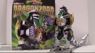 Legacy Dragonzord UnboxingReview Mighty Morphin Power Rangers [upl. by Nettie584]