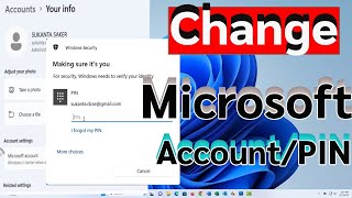 How to Change Microsoft Account on Windows 11Easy [upl. by Aiello207]