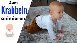 KRABBELN FÖRDERN  ÜBUNGEN und ANREGUNGEN für dein BABY [upl. by Amron213]