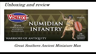 Victrix Numidian Infantry Review 28mm ancients Great Southern Ancient Miniature Man [upl. by Ultima]