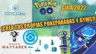 ¡CREAR POKEPARADAS Y GIMNASIOS ⭐ Con ayuda de POGO MAP 💯 GUIA COMPLETA 2022 POKÉMON GO [upl. by Hsaniva]