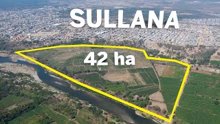 PRIVADO  Terreno 42 ha en Sullana  010724  Drone Piura Perú 4K [upl. by Alicul]