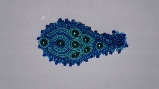 Soutache  Sutasz  сутаж paisley [upl. by Ailene]