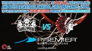 HWC at Spirit Lake GB Basketball 545 2624 [upl. by Suciram]