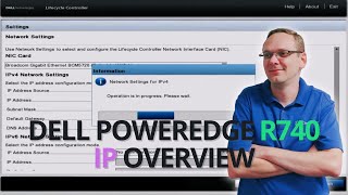 Dell PowerEdge R740 Server IP Address Setup  Configuring R740s IP Address  Static amp DHCP IP Setup [upl. by Assinna]