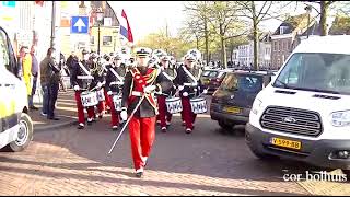 Brug en straatparade 2019 Kampen SampD Oranje IJsselmuiden [upl. by Assiram]