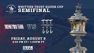 2024 Whittier Trust Silver Cup Semifinal  90210Bentley Estates vs Carbenella Polo [upl. by Naiva]