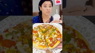 Anupama Angry on pizza  Veg Pizza Recipe shorts trendingshorts pizza viralvideo anupama [upl. by Haldes]