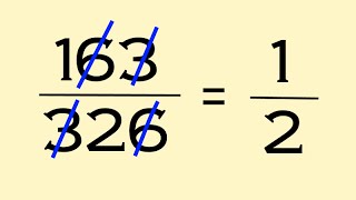 The Wrong Way To Reduce Fractions But It Works Sometimes [upl. by Hew]