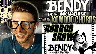 Vapor Reacts 406  BATIM BENDY AND THE INK MACHINE SONG quotHorror Showquot by Komodo Chords REACTION [upl. by Ramin]