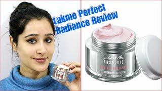 Lakme Perfect Radiance Skin Whitening Night cream Full Review and Demo [upl. by Oiragelo567]