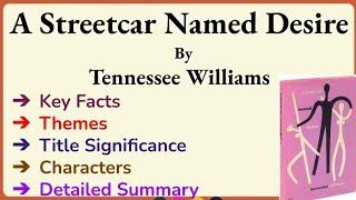 A Streetcar Named Desire Summary In HindiUrduThemesKey Facts Title SignificanceDetailed Summary [upl. by Nitsirc]