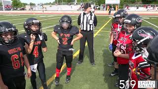 OSFL Football Under 10  Guelph Jr Gryphons vs Brantford Bisons [upl. by Guthrie]